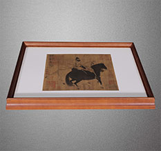 满洲里书画装裱配框服务案例